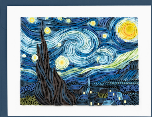 Quilling Card XL - Starry Night