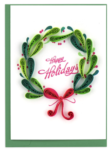 Holiday Wreath Gift Enclosure