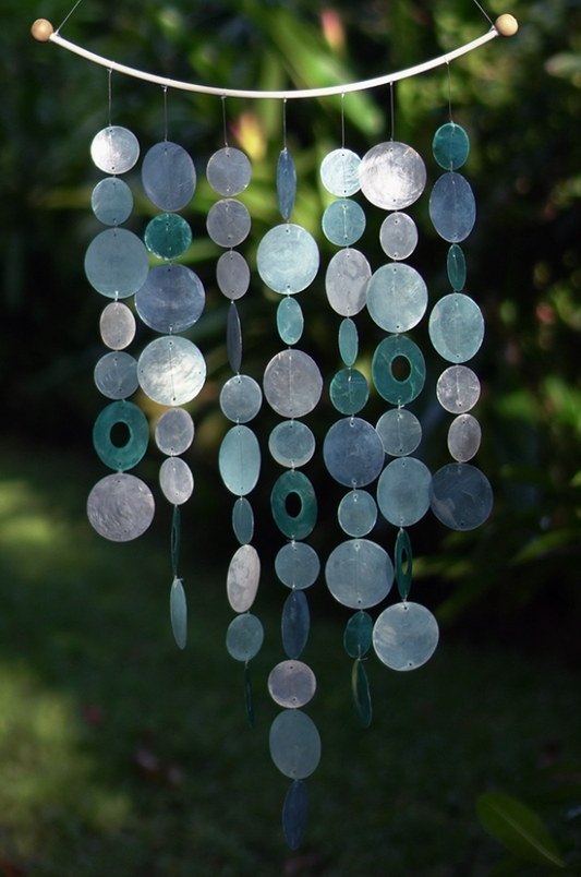 Arch Capiz Chime Blue