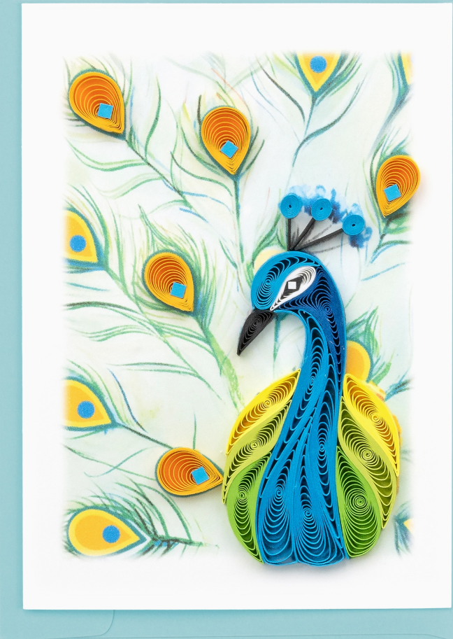 Quilling Car Mini - Peacock