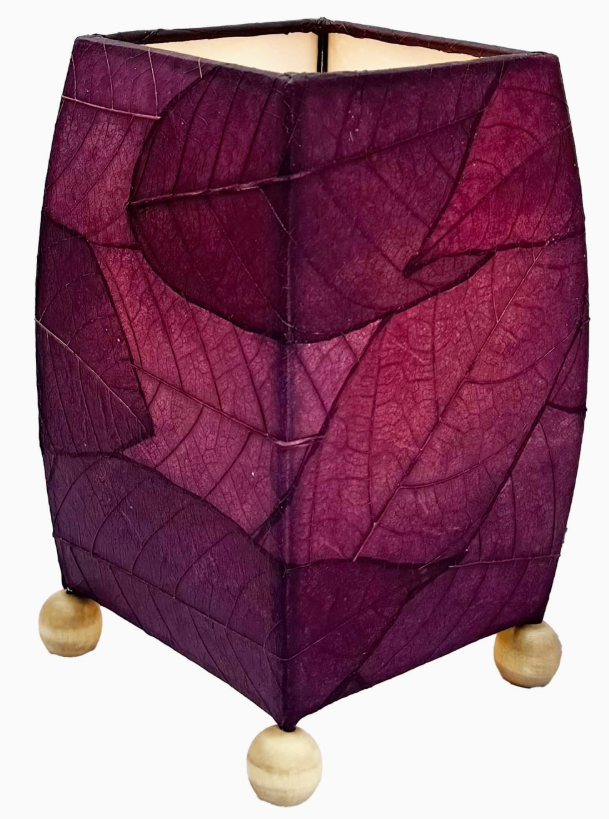 Mini Square Table Lamp Purple