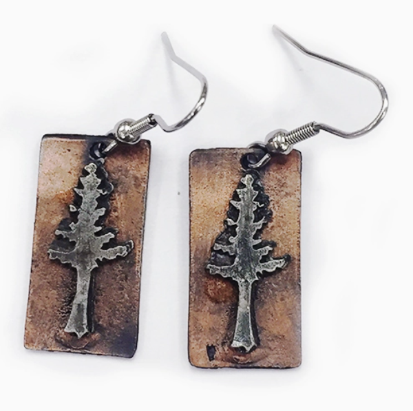 Pine Tree in Silver