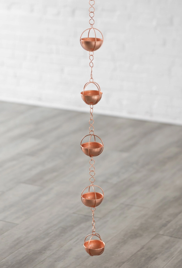 Prava Copper Rain Chain