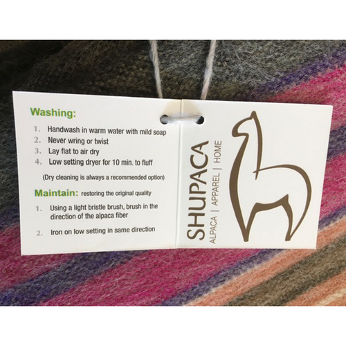 Nightfall Alpaca Throw Blanket