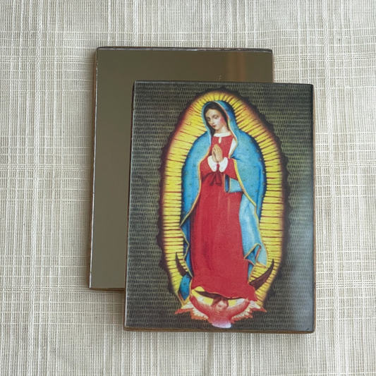 V. Guadalupe Purse Mirror