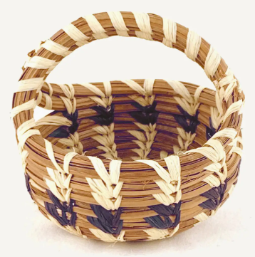 Handled Pineneedle Basket