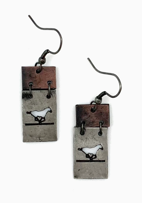 Running Horses Earrings
