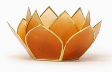 Load image into Gallery viewer, Mini Gemstone Lotus Amber
