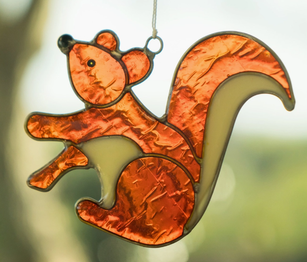 Woodland Suncatcher Squirrel