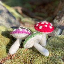 Load image into Gallery viewer, Plum Wild Mushroom Ornament
