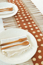 Load image into Gallery viewer, Brown and White Polka Dot Twig Runner
