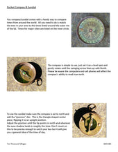 Load image into Gallery viewer, Pocket Compass &amp; Sundial
