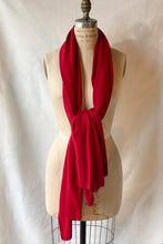 Load image into Gallery viewer, Cashmere Scarf/Wrap Cherry
