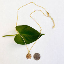 Load image into Gallery viewer, Tree of Life Necklace - Brass, Indonesia
