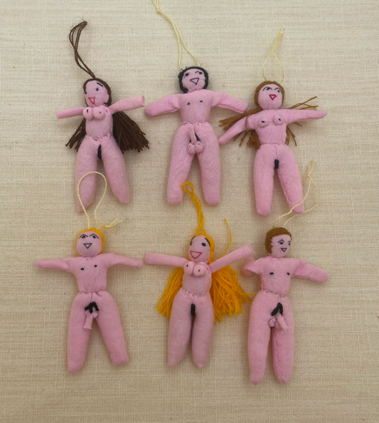 Nude Arpillera Dolls