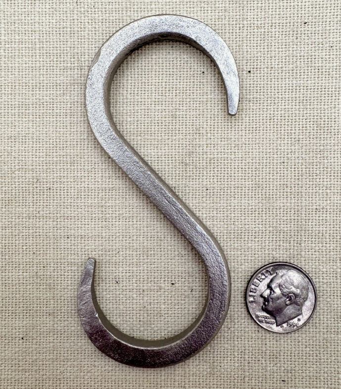 S Hook M Hand Forged