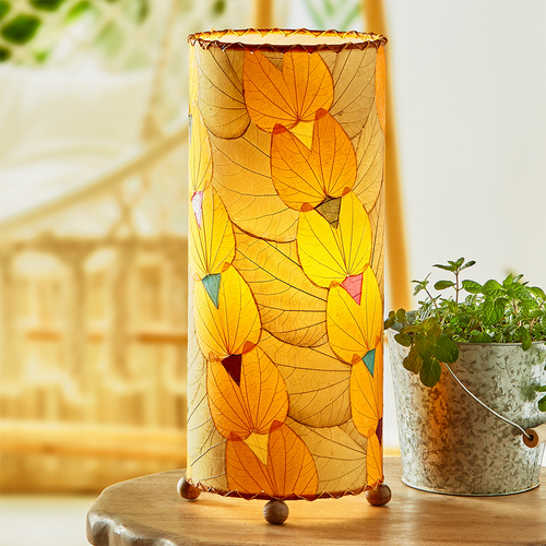 Butterfly Leaf Orange Table Lamp