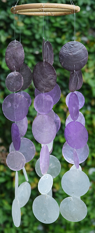 Capiz Chime Ombre Lav Sienna
