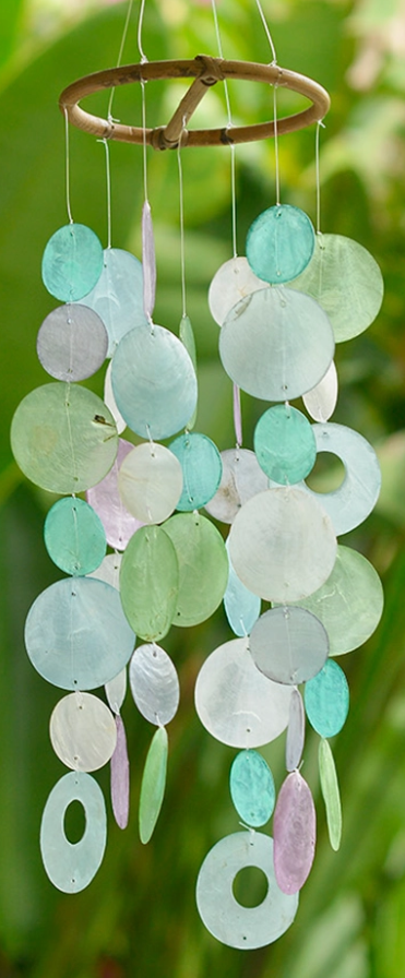 Capiz Chime Wisteria