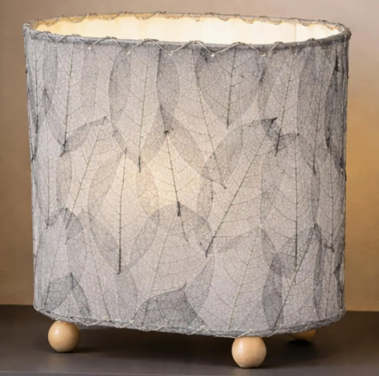 Guyubano Leaf Table Lamp Gray