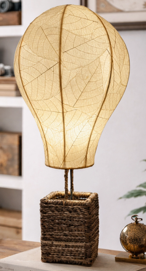 Hot Air Balloon Lamp Natural