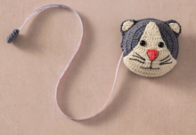 Load image into Gallery viewer, Crocheted Animal Measuring Tape Cat
