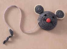 Load image into Gallery viewer, Crocheted Animal Measuring Tape Mouse

