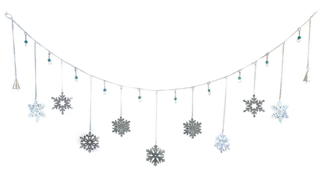 Metal Garlands Snowflake