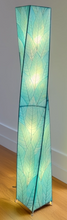 Load image into Gallery viewer, Twist Leaf Lamp XL Sea Blue
