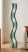 Load image into Gallery viewer, Wave XL Leaf Lamp Sea Blue
