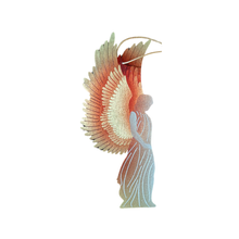Load image into Gallery viewer, Guardian Angel Bronze Ornament + Notecard
