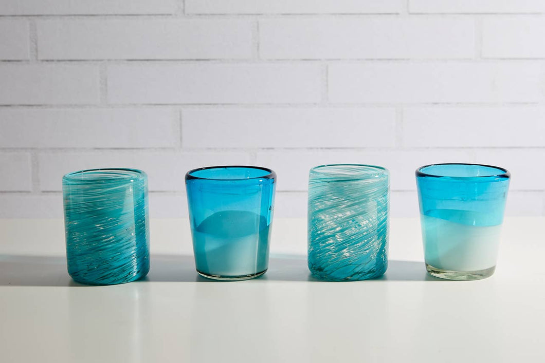 Aqua Glasses 4 Pack
