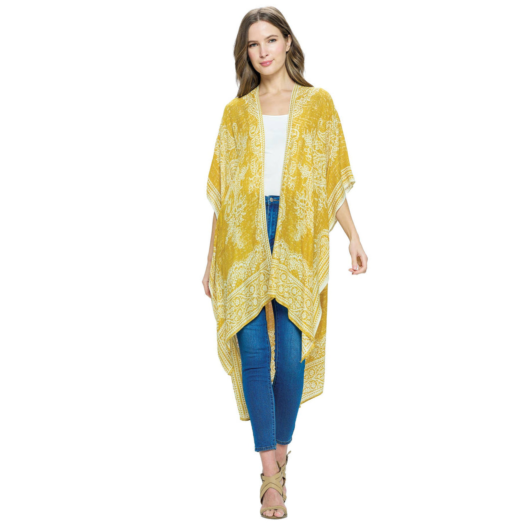 Kimono Paisley Floral Mandala