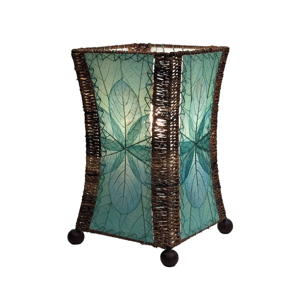 Hour Glass Table Lamp Sea Blue