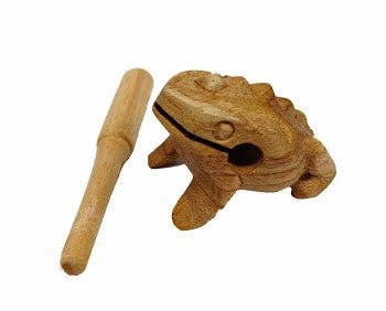 Frog Scraper Mini Wood Block Instrument