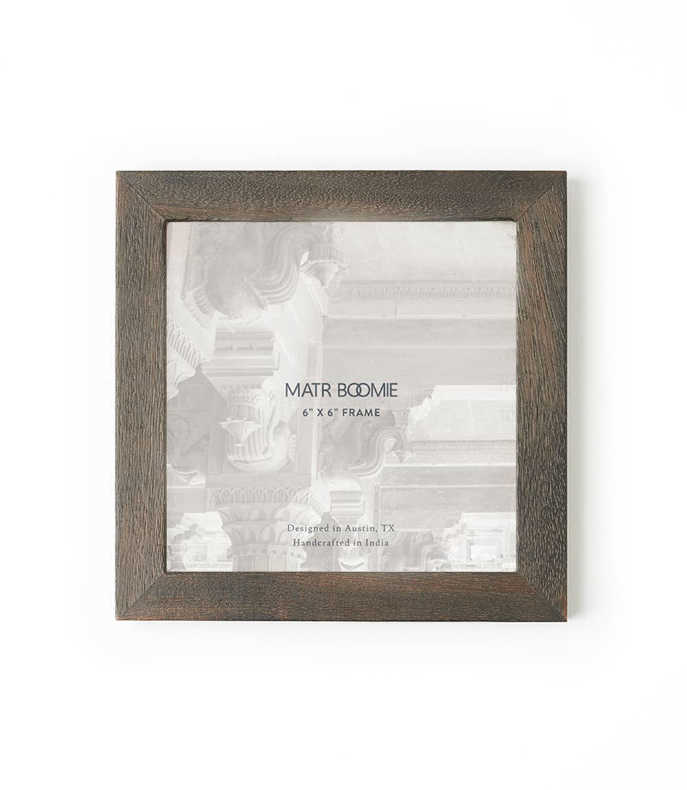 Quilling Card Frame  - Dark Brown Black 6x6