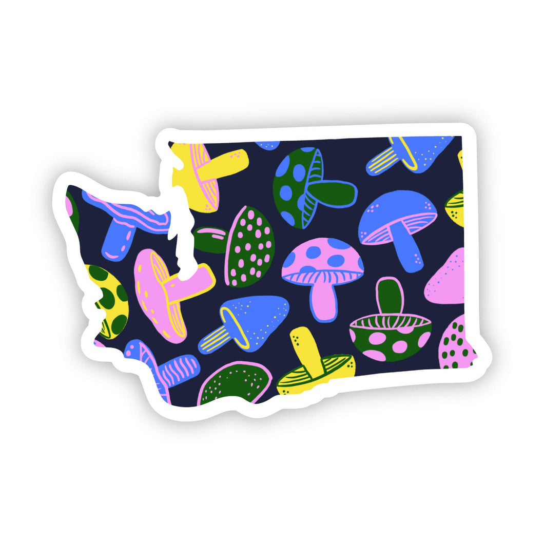 Washington Sticker - Mushroom