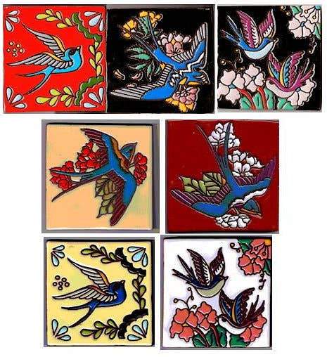 Swallows tile assortment