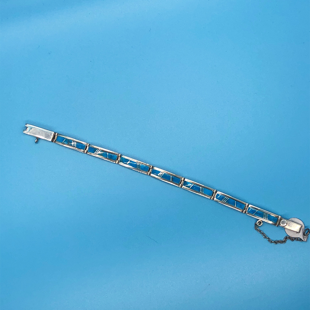 Sterling Silver and Turquoise Bracelet
